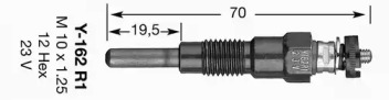 Свеча накаливания NGK 2431